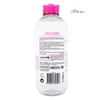 Nước tẩy trang Garnier hồng