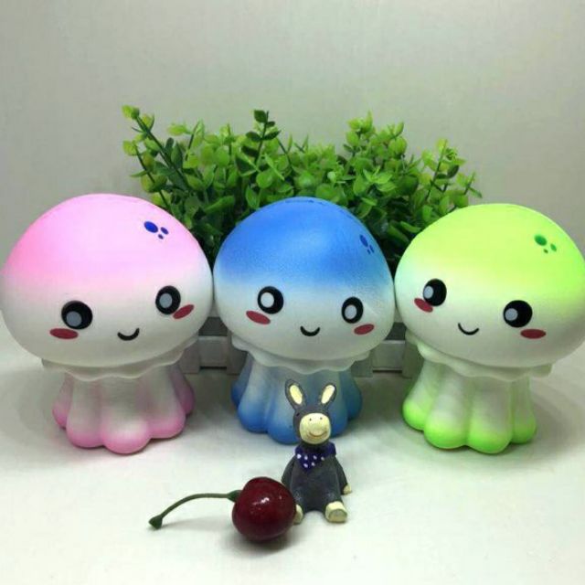 Squishy bạch tuộc siêu mềm và chậm tăng