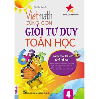 Sách - Combo Vietmath - Cùng Con Giỏi Tư Duy Toán Học