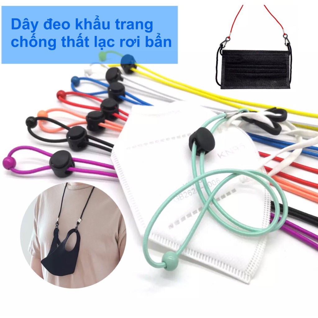 Dây đeo khẩu trang trẻ em và người lớn nhiều màu thời trang mềm mại co giãn tốt - Beanie Cutie | WebRaoVat - webraovat.net.vn