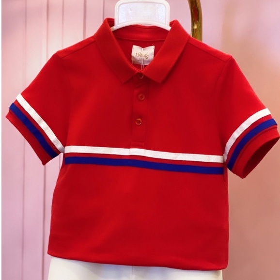 Áo polo cộc tay 137KIDS thiết kế chất cotton cao cấp cho bé trai (các mẫu lẻ size)