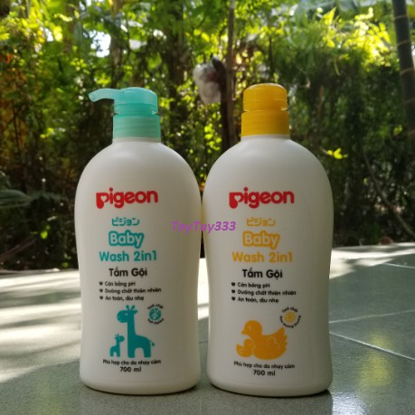 Sữa tắm gội Pigeon 2 trong 1 dung tích 700ml