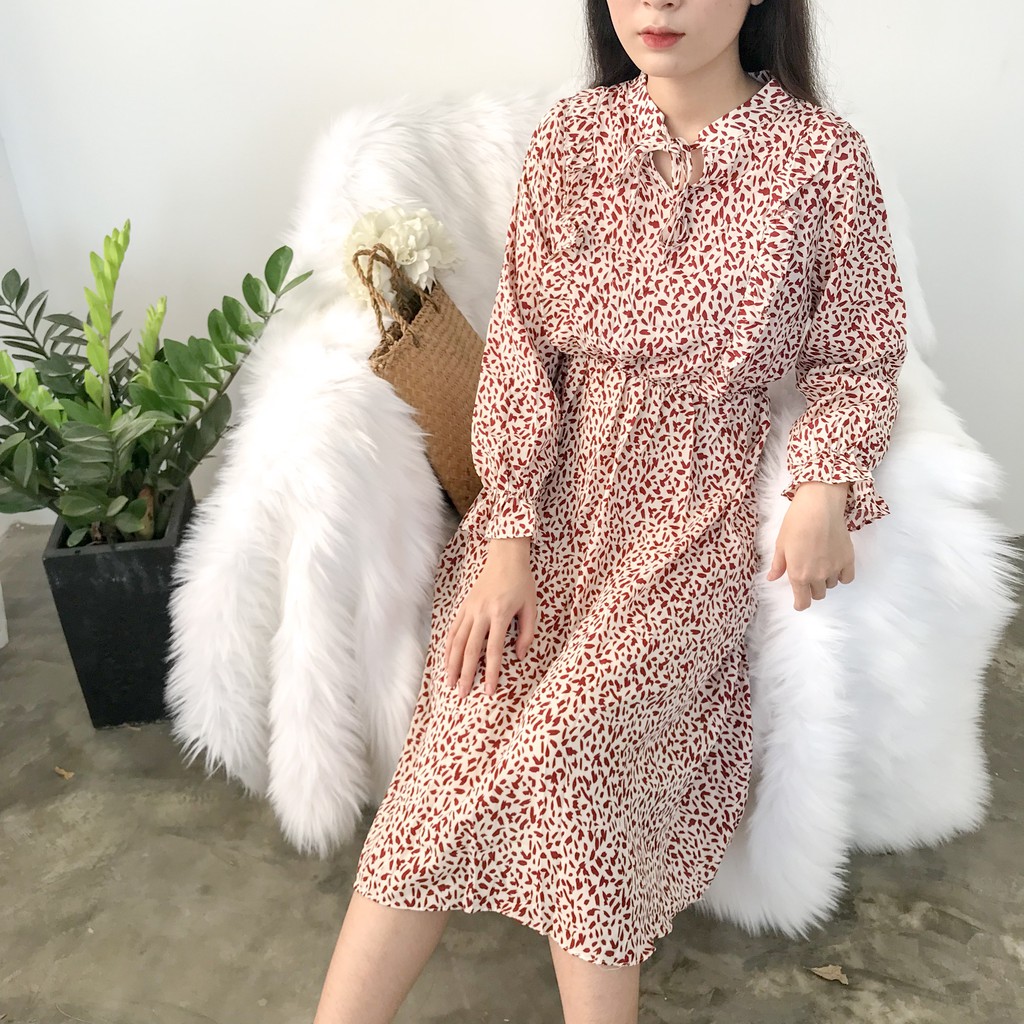 Đầm hoa dài Belit