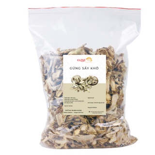 Gừng sấy khô ozat food 500g - 1kg giúp giảm cân tăng cường sức đề kháng làm ấm bụng