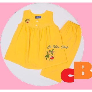 Size đại. Bộ lững áo cổ tim cài nút trước tole bảo Ngọc cho bé gái từ 21 đến 37kg. Chất vải mềm mại thấm hút mồ hôi tốt