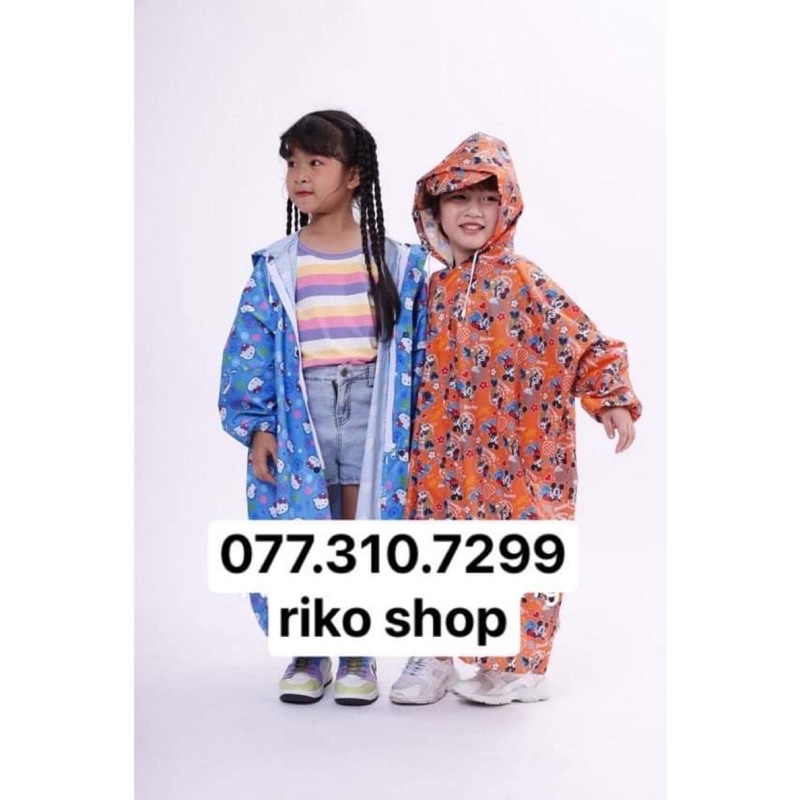 Áo mưa dây kéo cho bé