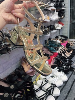 Sandal nhiều quai đính đá( ảnh thật)
