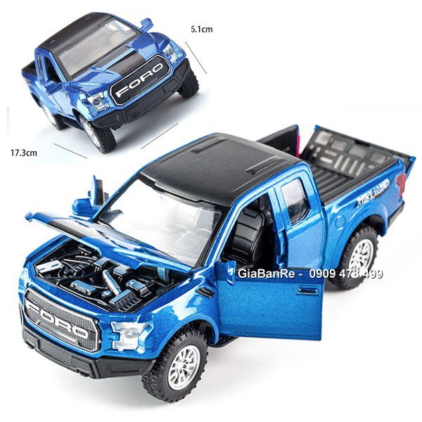 Xe Mô Hình Kim Loại Bán Tải Ford F150 Tỉ Lệ 1:32 - MiniAuto - 9707.4