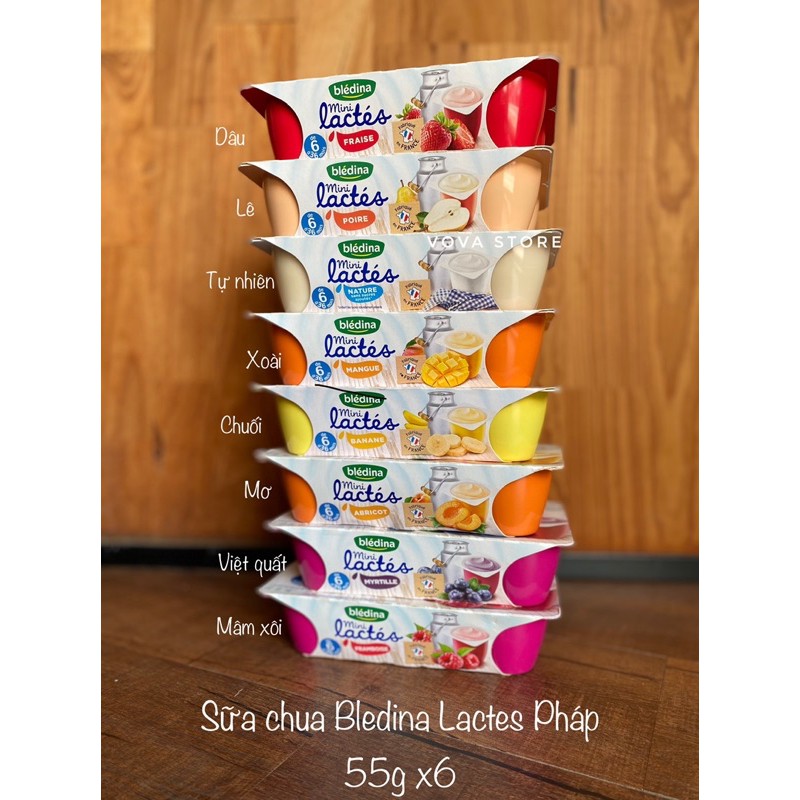 Sữa chua Bledina đủ vị cho bé từ 6M