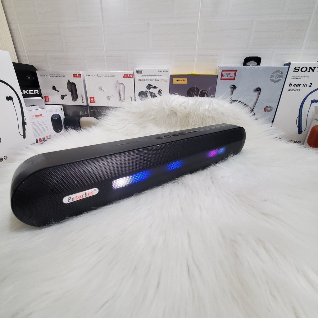 Loa Bluetooth A3 có đèn Led - Loa không dây chơi nhac với 2 loa phát nhạc chế độ Stereo âm thanh cực hay, công suất 10W