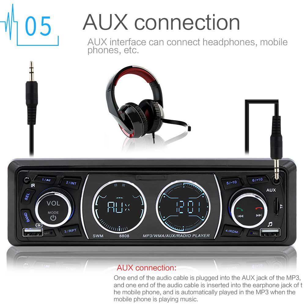 Máy Nghe Nhạc MP3 12V SHOUKEY Tích Hợp Đài Fm Gắn Bảng Điều Khiển Dành Cho Ô Tô