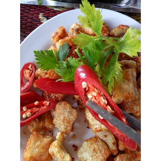 Da heo chiên mắm tỏi
