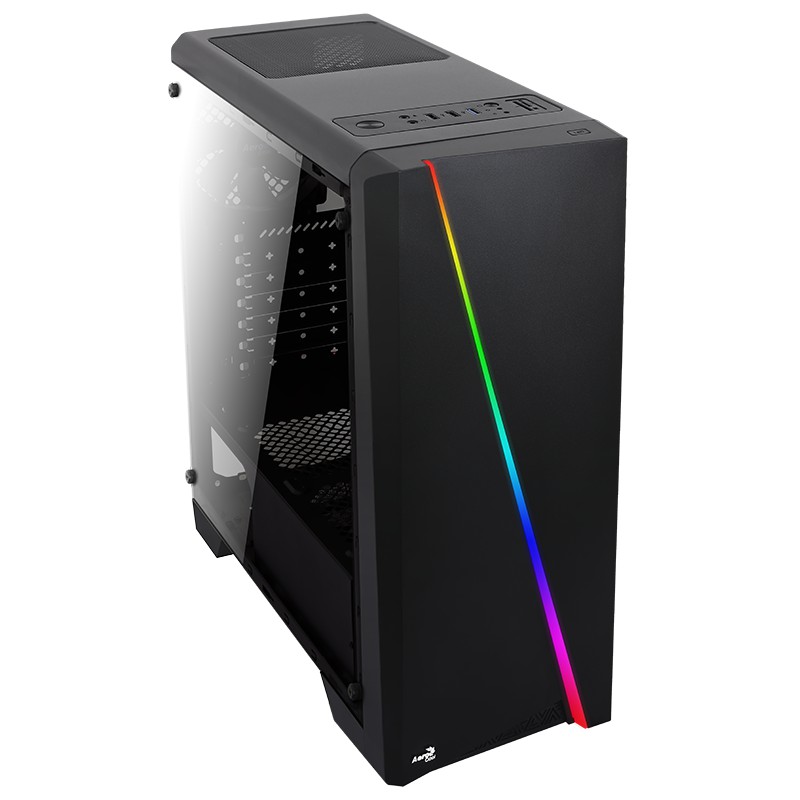 Vỏ Thùng Máy Case Aero Cool Cylon WG/BG Tempered Glass Mid-Tower Led RGB New 100% #7