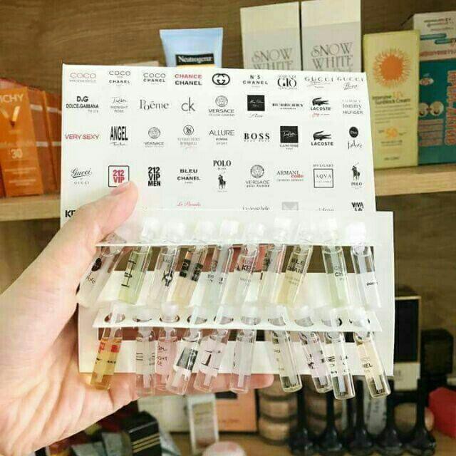 [HOT DEAL] Hộp Trắng 20 Chai Nước Hoa Test Mini Lọ 2ml - Set Nước Hoa 20 Chai Đa Dạng Mùi Hương | BigBuy360 - bigbuy360.vn