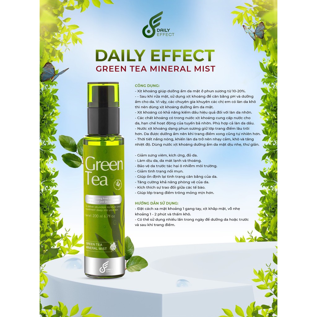 Xịt Khoáng Dưỡng Da DAILY EFFECT 120ml | BigBuy360 - bigbuy360.vn