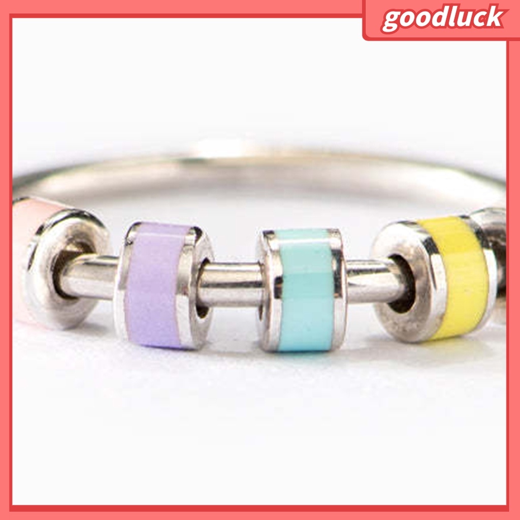 Kdfs- Nhẫn Hở Cảm Ứng Xếp Chồng Được Phụ Kiện Trang Sức Cho Nữ