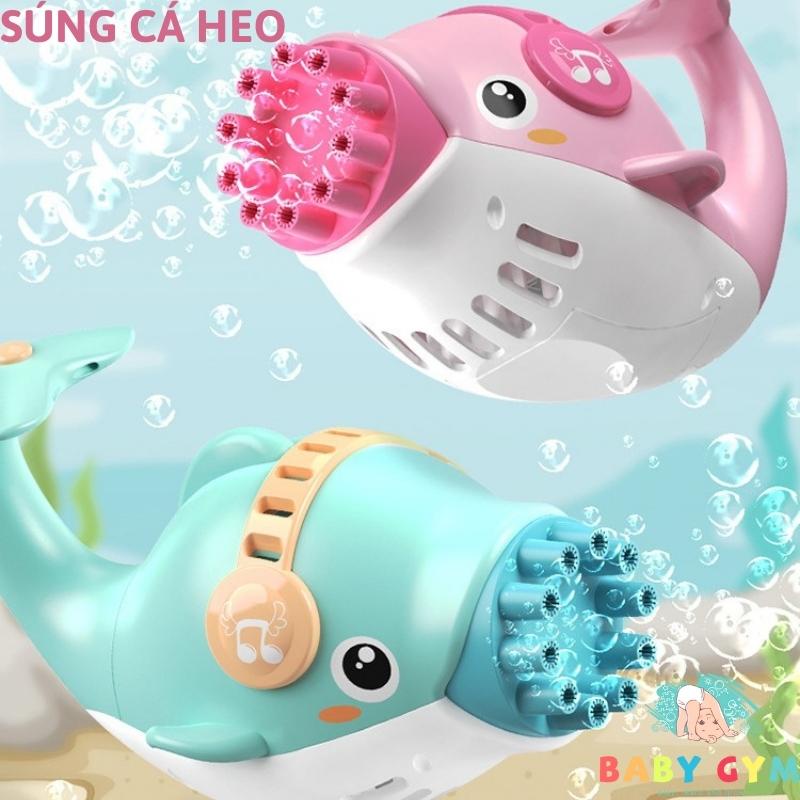 Súng bắn bong bóng xà phòng, nhiều mẫu, siêu mạnh, tặng kèm pin, máy thổi bong bóng  - BABYGYM