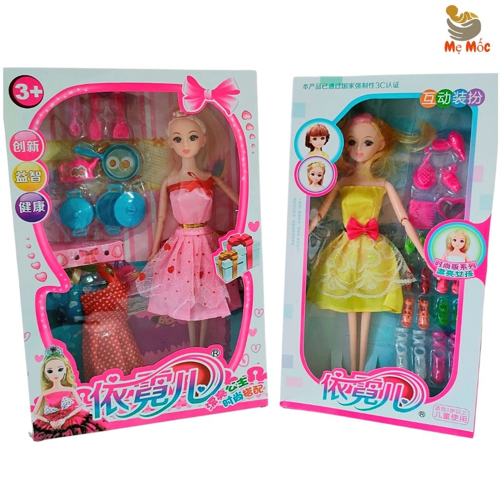 Đồ Chơi Búp Bê Barbie Có Kèm Quần Áo Và Phụ Kiện Cho Bé Yêu Vui Chơi Giải Trí - Shop Mẹ Mốc ,BBB