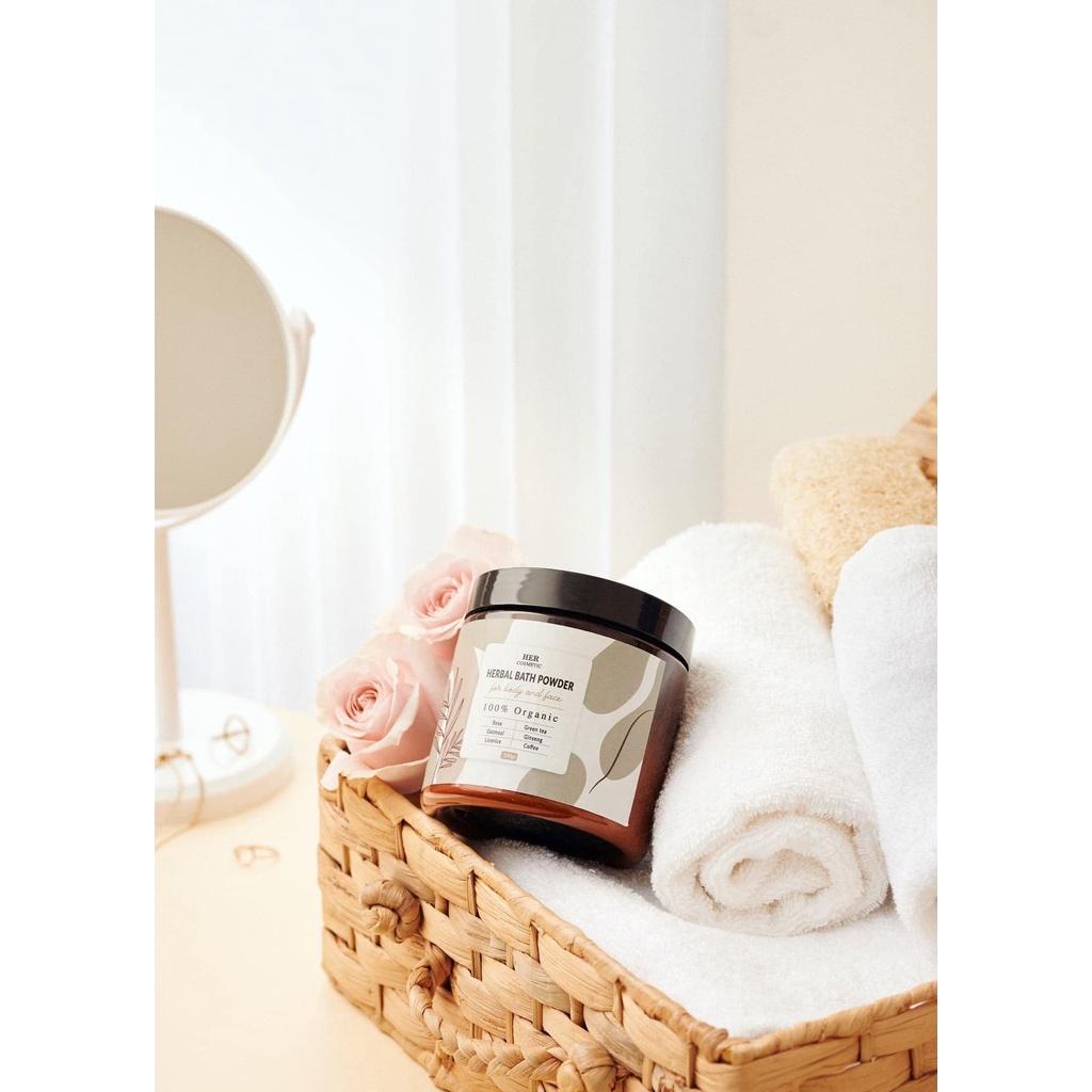 Bột Tắm Trắng Herbal Bath Powder Bột Tắm Dưỡng Trắng Thảo Dược Gói 50gr