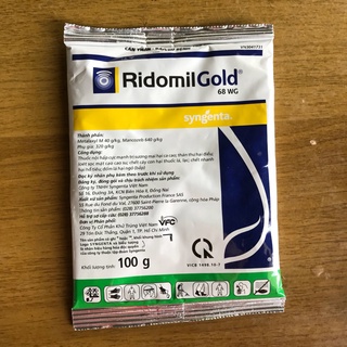 Thuốc Trừ Nấm Bệnh Ridomil 68 WG 100g Cho Hoa Lan, Hoa Hồng
