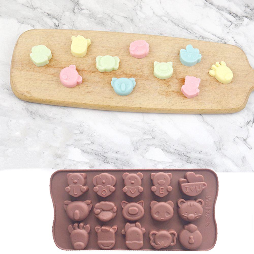AUGUSTINA Khuôn Làm Bánh Hình Động Vật Hoạt Hình 3D