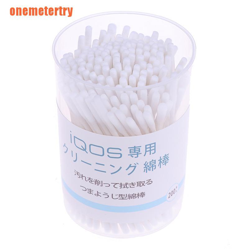 Hộp 200 Tăm Bông Cotton Hai Đầu Cho Iqos 2.4 P