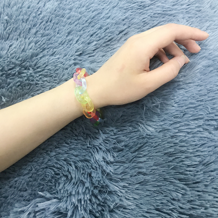 Vòng Tay Thời Trang Màu Cầu Vồng Xinh Xắn