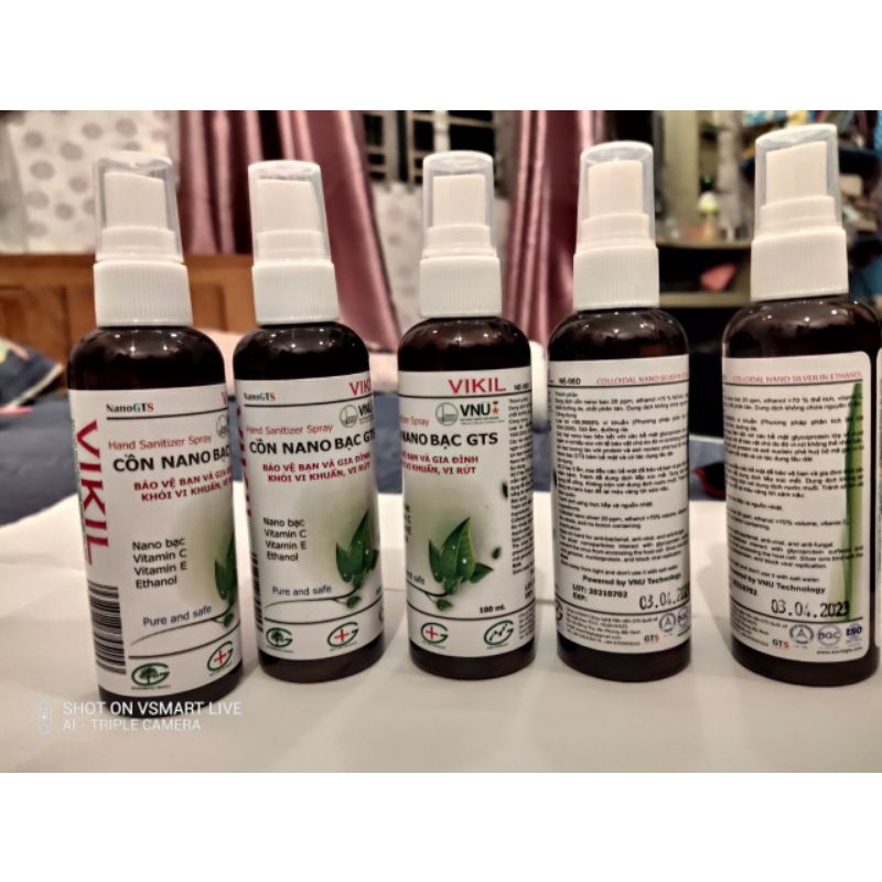 SÁT KHUẨN NANO BẠC DUNG TÍCH 100ML (PHÂN PHỐI ĐỘC QUYỀN MIỀN BẮC)