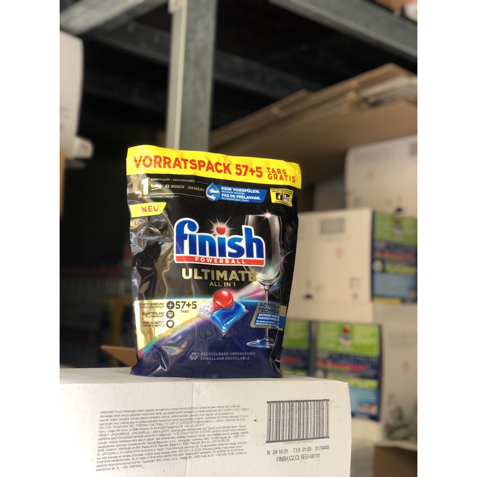 Viên rửa bát Finish All In One hoàn toàn mới - Hàng Đức - Mẫu mới   - ImP - ImPvn