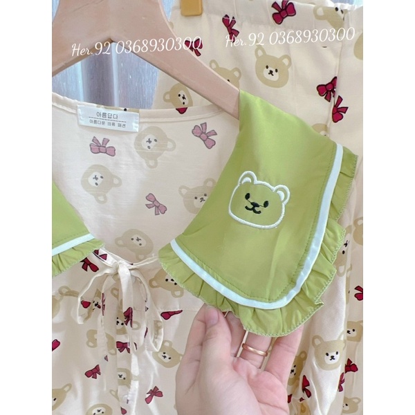 BỘ PIJAMA MẶC NHÀ CHO CHỊ EM BẦU VÀ SAU SINH CÓ KHOÁ TI CHẤT ĐŨI LỤA