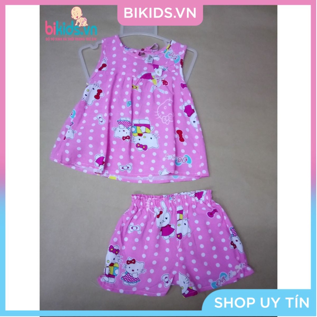 Asukids - Bộ lanh hoa nhí bé gái 6m-18m