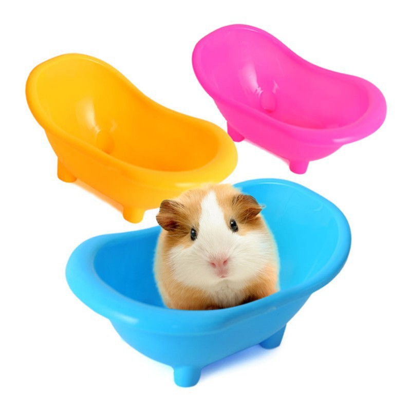 Bồn tắm nhựa cho hamster , sóc , vẹt ...