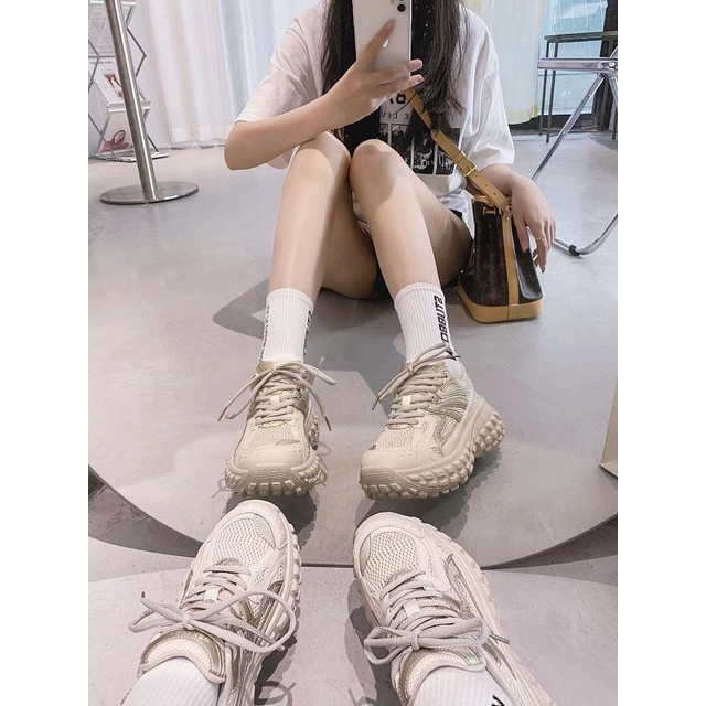 Giày Thể Thao Thoáng Khí Phong Cách Paris Mới Cho Nam Và Nữ