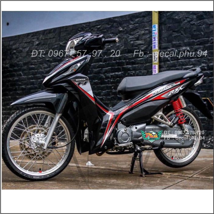 Tem Wawe RSX đỏ đen (V)