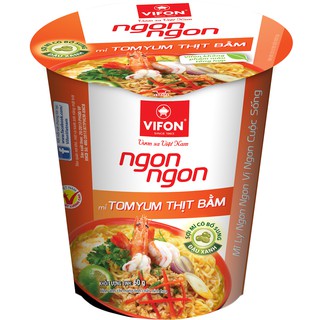 Thùng 24 mì ly ngon ngon tomyum thịt bằm 60g