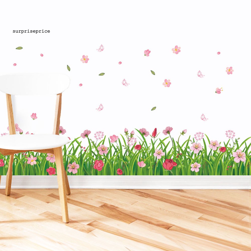 Sticker Dán Tường Trang Trí Hình Hoa Xinh Xắn