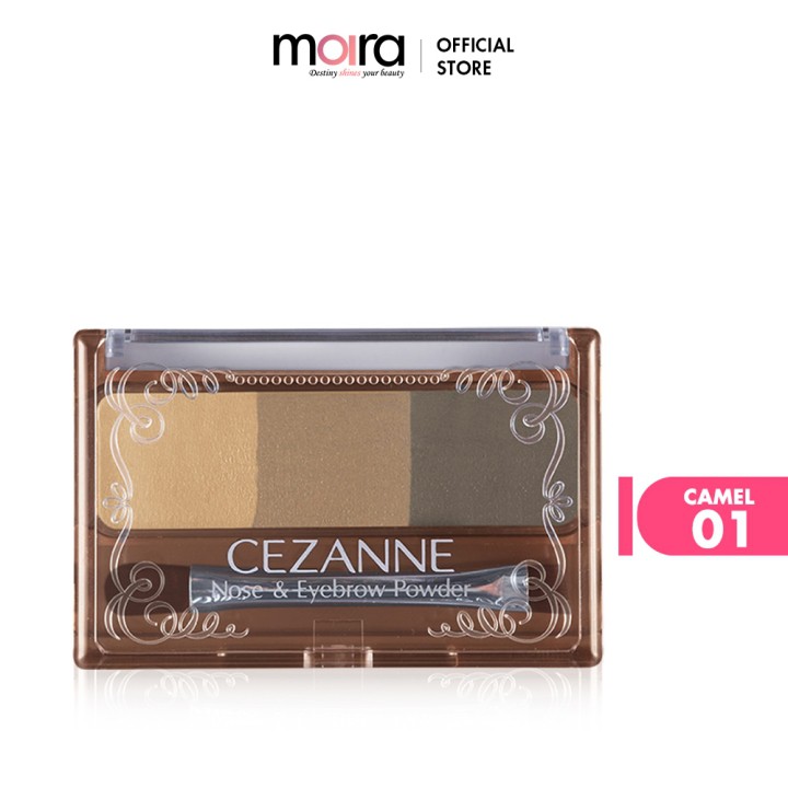 Bột vẽ chân mày và mũi Cezanne Nose & Eyebrow 3g