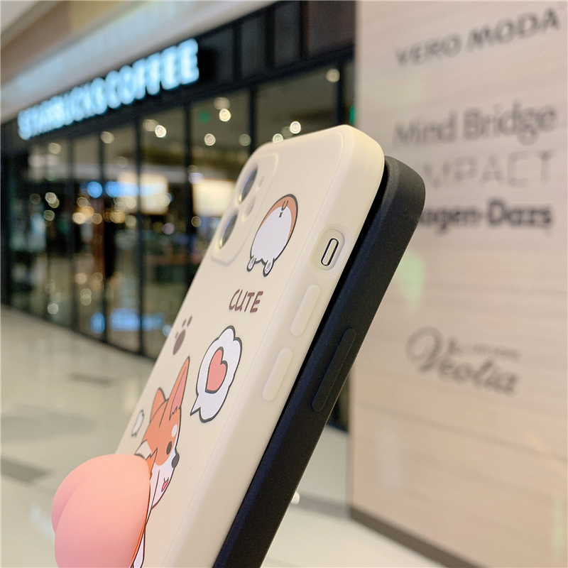 Ốp điện thoại dẻo hình Corgi cho iPhone 12 Pro Max 12mini SE 2020 7plus 8plus xr xs 6plus 11 Pro Max XSMAX | BigBuy360 - bigbuy360.vn