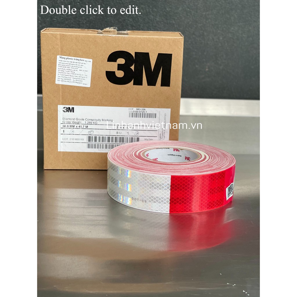 Decal phản quang xe ôtô 3M 983, Băng dính phản quang 3M 983