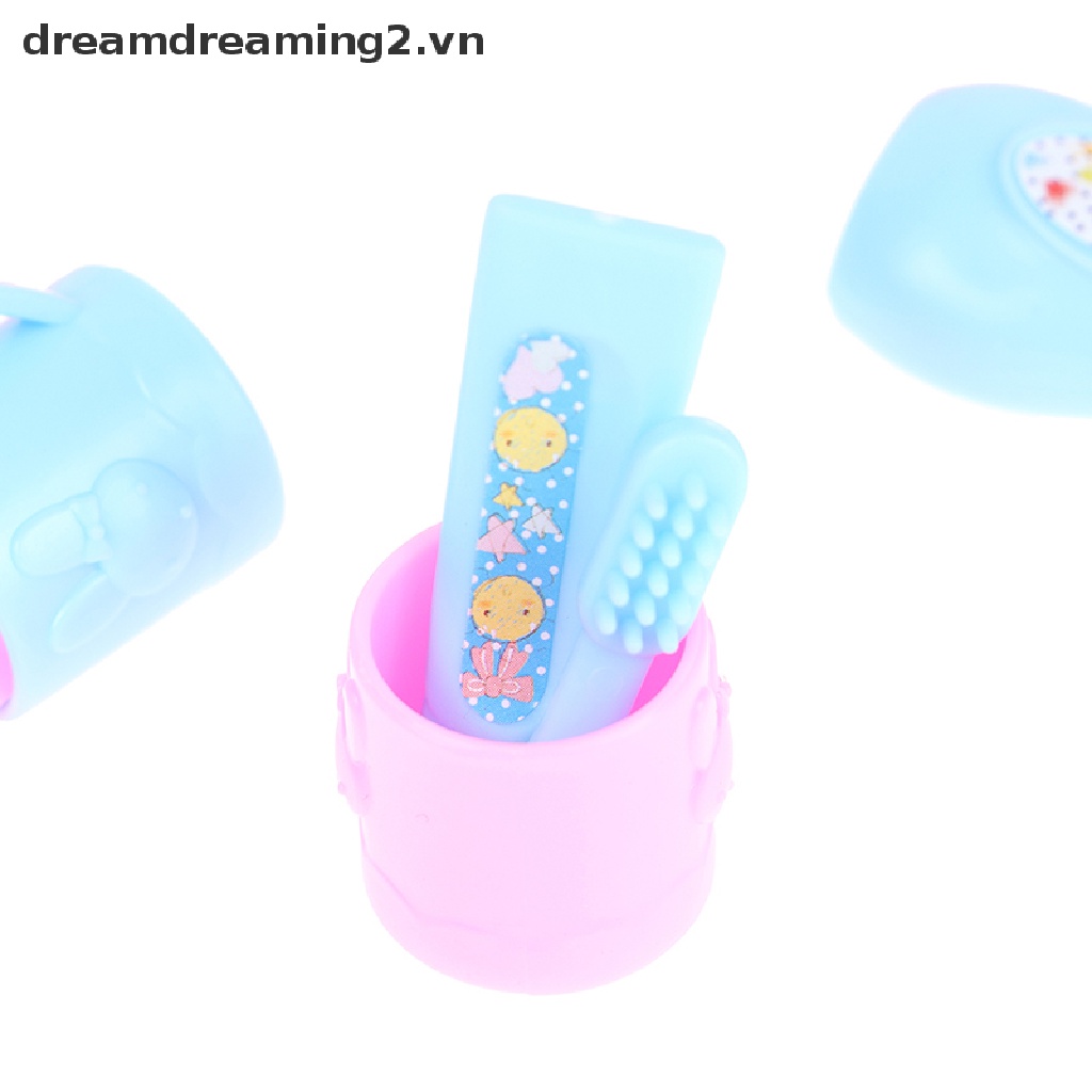 Bàn Chải Đánh Răng Mini 1 / 6 1 / 12 Cho Búp Bê