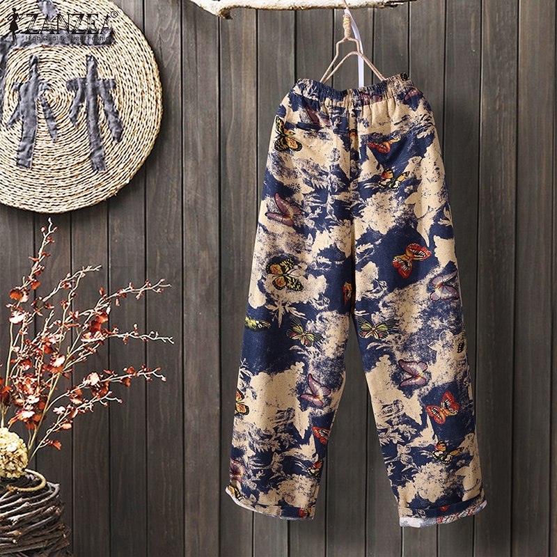 Quần Dài ZANZEA  Ống Rộng Phong Cách Thời Trang Cho Nữ | BigBuy360 - bigbuy360.vn