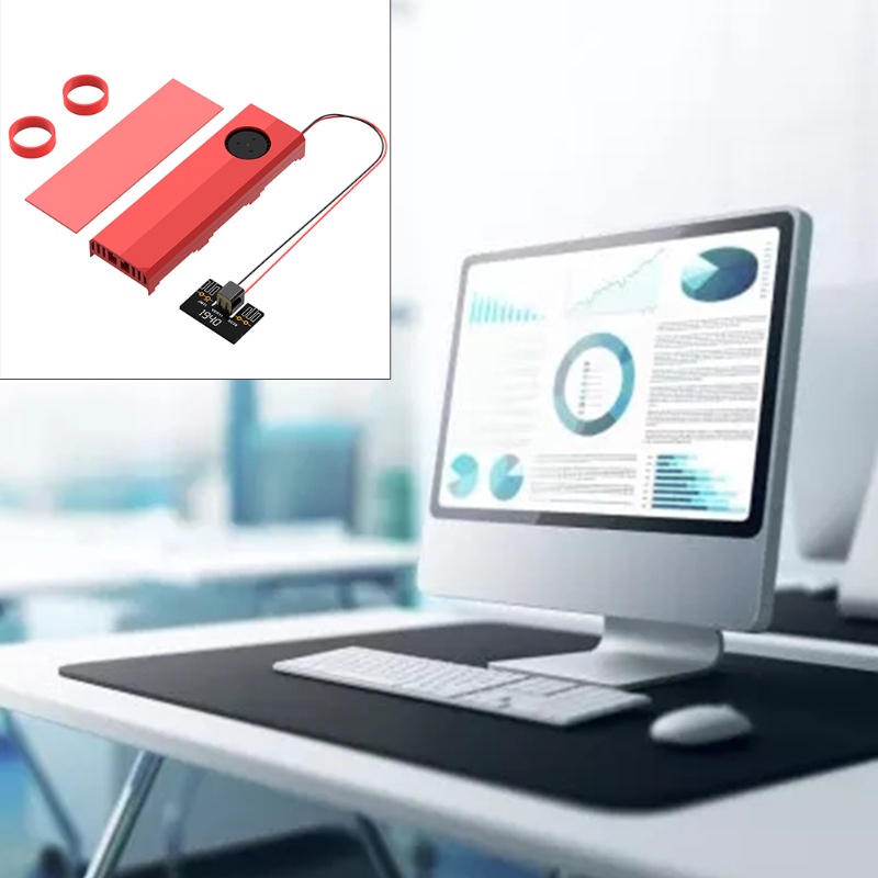 Tản Nhiệt Bằng Nhôm Mạnh Mẽ Cho NVME M2 for M.2 2230 SSD Radiat