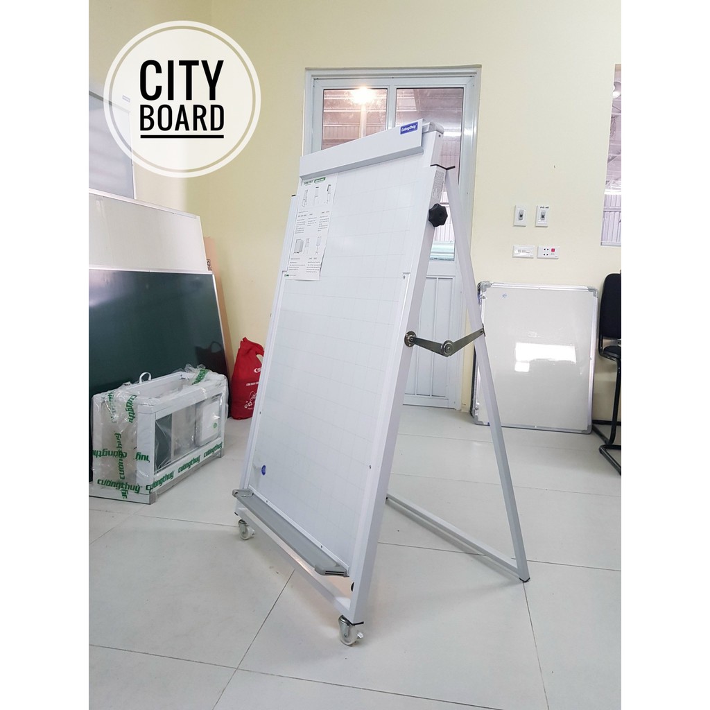 BẢNG FLIPCHART , KT 60x90cm, 60x100cm dòng Super - Bảng Cường Thúy ( Tặng kèm nam châm, bút và bông lau)