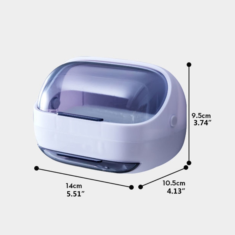 Giá Đỡ Xà Phòng Gắn Tường Nắp Lật Thoát Nước Chống Bụi Chống Rò Rỉ Dễ Lắp Đặt