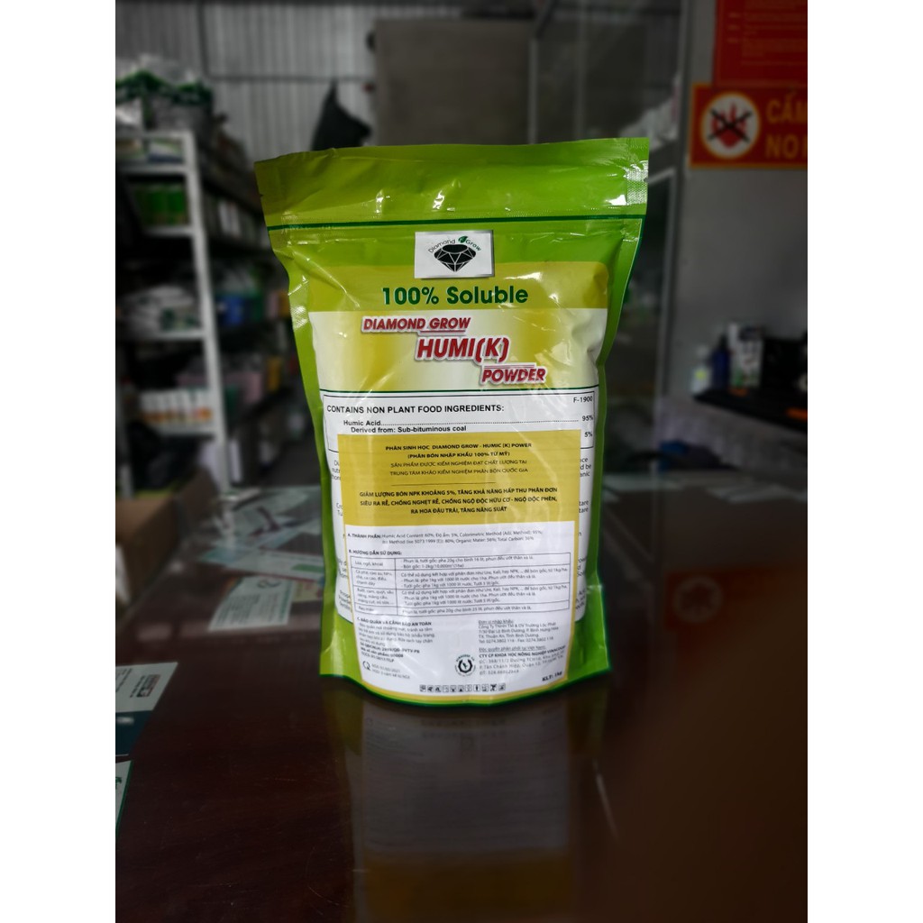 Humic Nhập Khẩu Mỹ HUMIC POWDER túi 1kg Siêu ra rễ, giải độc phèn-Hữu cơ, Ra hoa, đậu trái, tăng nâng suất