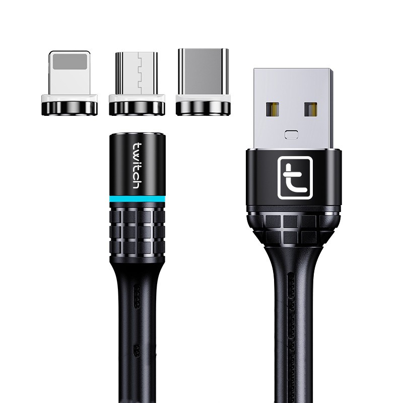 Dây cáp sạc nhanh TWITCH USB Type C 5A dài 1m / 2m chuyên dụng thích hợp cho iPhone Samsung Android