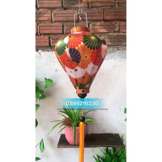 Đèn Lồng Phi Hoa hoạ tiết 3D, chống nước siêu bền(30cm)