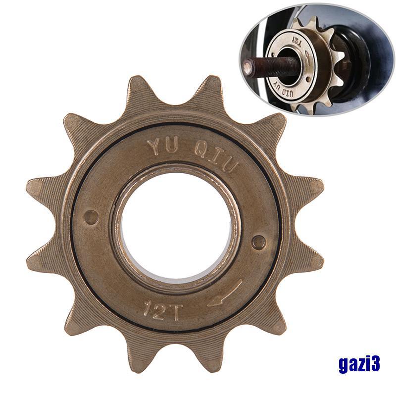 (gazi3) 12T Teeth Single Speed Freewheel Sprocket Gear Bicycle Accessories Freewheel