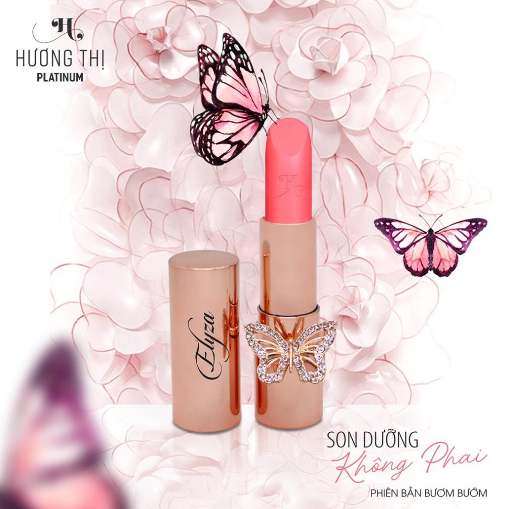 Son Dưỡng Môi Không Phai Elyza Hương Thị Siêu Sang – Phiên Bản Bươm Bướm (Hồng Đáng Yêu) HƯƠNG THỊ PLATINUM | BigBuy360 - bigbuy360.vn