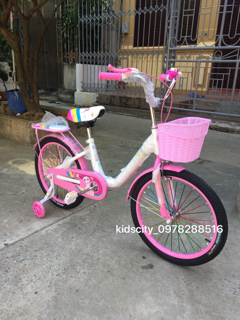 Xe đạp cho bé (bánh 12, 14, 16, 18, 20) xe rất chắc chắn (Được hỗ trợ vận chuyển 40k của shopee)